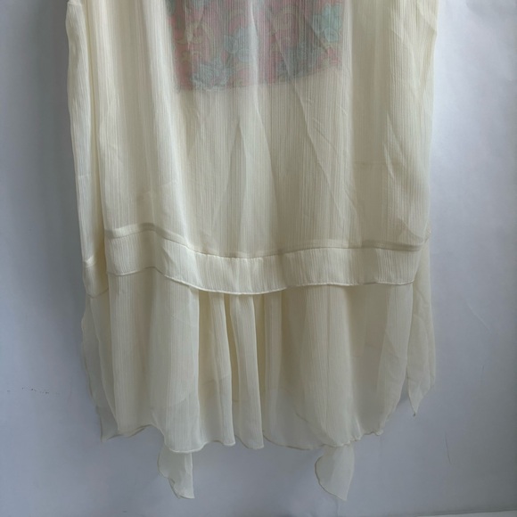 Matilda Jane Palisades Sleeveless Blouse Tank Top Beige Size Medium - Picture 9 of 13